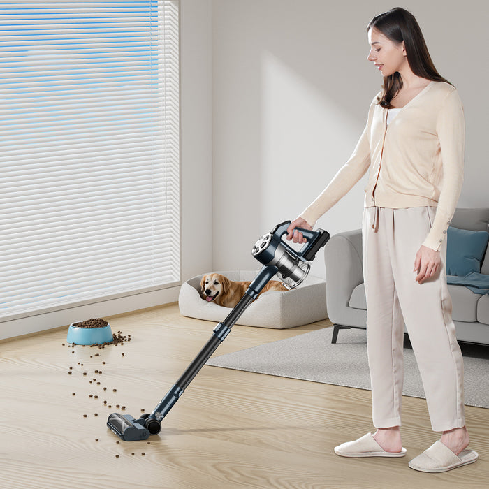 Belife Cordless Vacuum Cleaner S11 Rechargeable Stick Vacuum with Better Anti-Hair Tangle, Max 50 Min Runtime 250W Brushless Motor